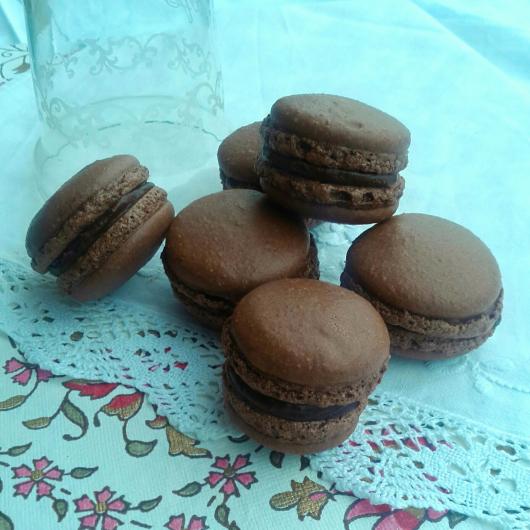 Schokoladenmacaroons Schokoladenmacaroons