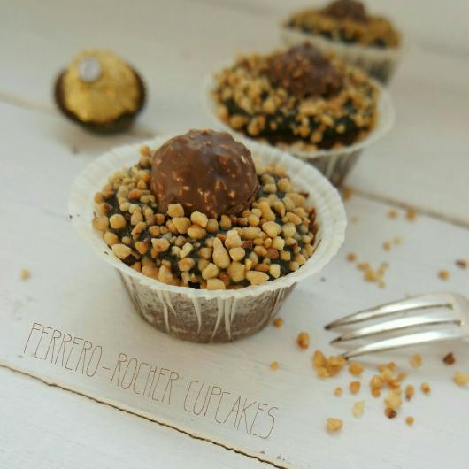 Ferrero-Rocher Cupcakes