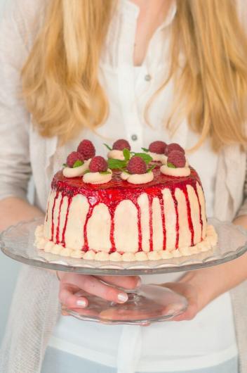 Himbeer-Nuss-Mascarponetorte Himbeer-Nuss-Mascarponetorte