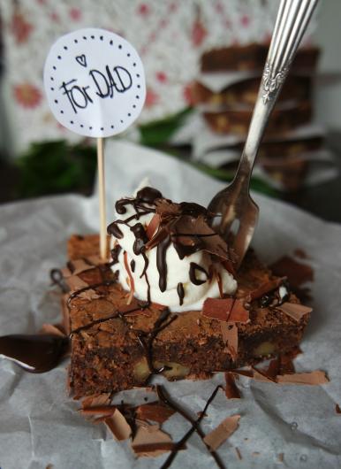 BEST Walnut Dark Chocolate Brownies