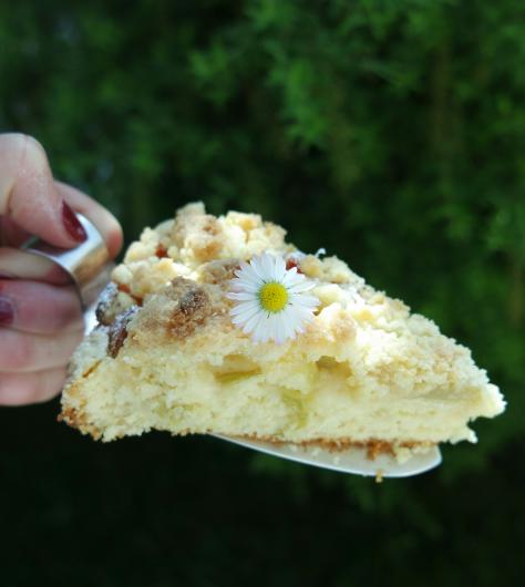 Rhabarberstreuselkuchen Rhabarberstreuselkuchen