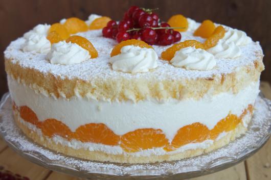 käsesahnetorte mit mandarinen quark Käse-sahne-torte