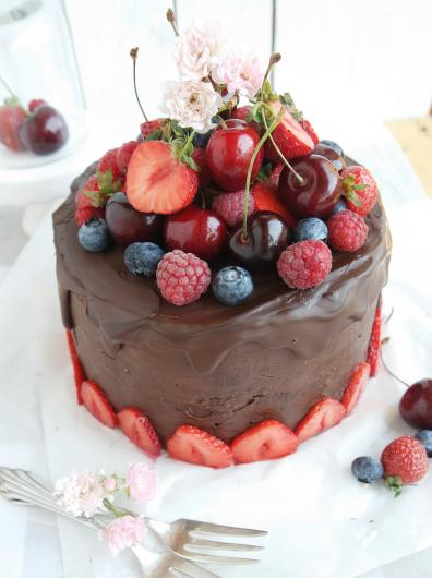 Chocolate-Raspberry Layercake Chocolate-Raspberry Layercake