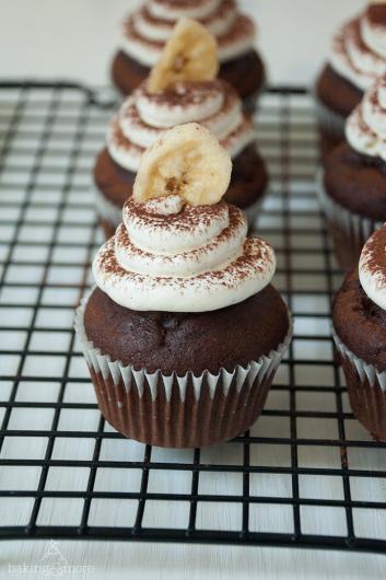 Schoko-Bananen-Cupcakes Schoko-Bananen-Cupcakes