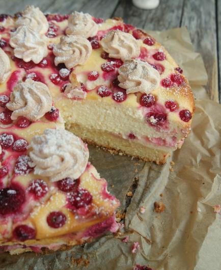 Johannisbeer Himbeer Käsekuchen