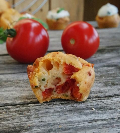 Tomate-Mozzarella-Cupcakes