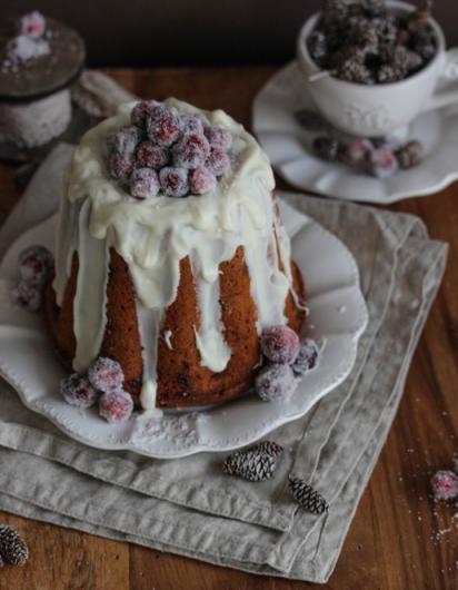 Cranberry Gugel mit weißer Schokolade