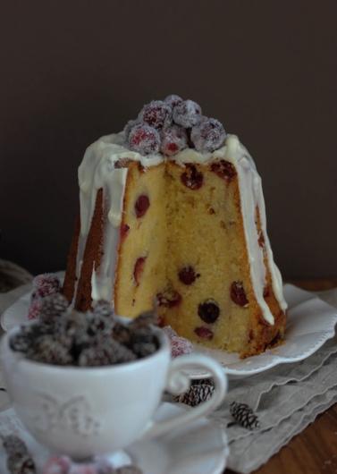 Cranberry Gugel mit weißer Schokolade