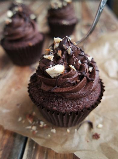 Schokoladencupcakes Schokoladencupcakes