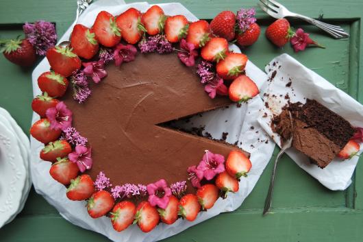 Mousse au chocolat Torte