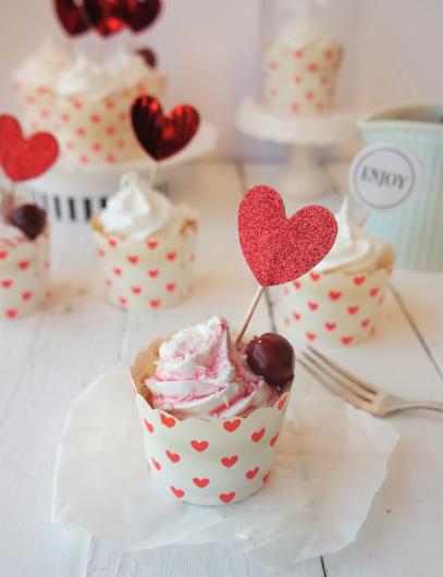 Kirsch-Vanille-Cupcakes Kirsch-Vanille-Cupcakes