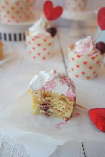 Kirsch-Vanille-Cupcakes