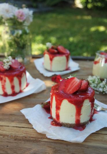 Erdbeercheesecakes