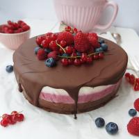 Brombeer-Nobake Torte