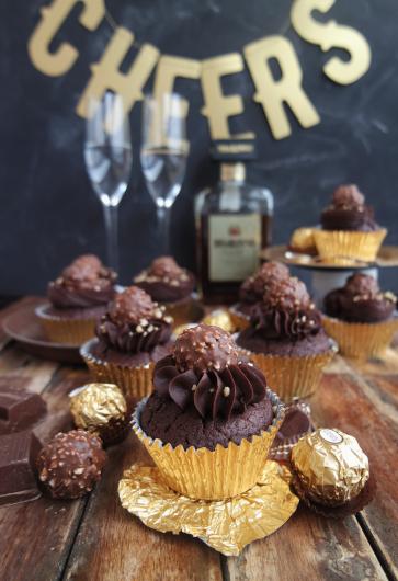 Schokoladennusscupcakes Schokoladennusscupcakes