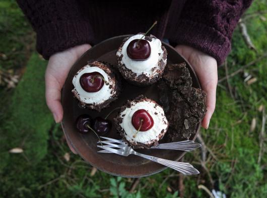 Schwarzwälderkirschcupcakes