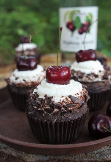 Schwarzwälderkirschcupcakes