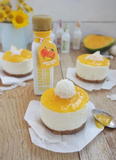 Mango-Kokos-Cheesecakes