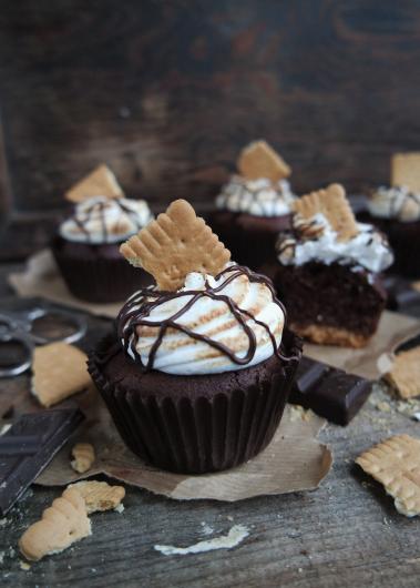 S'mores Cupcakes S'mores Cupcakes