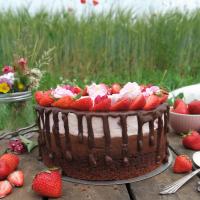 Erdbeer Milkshake Torte