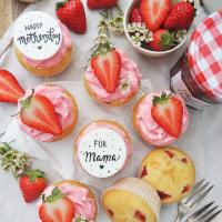 Erdbeer Vanille Cupcakes