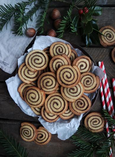 Zimtschneckenplätzchen