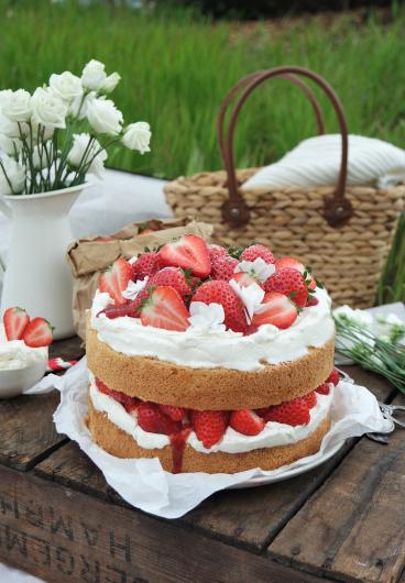 Erdbeertorte mit Mascarpone-Creme