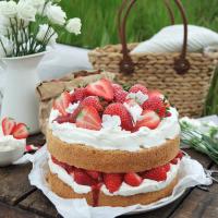 Erdbeertorte mit Mascarpone-Creme