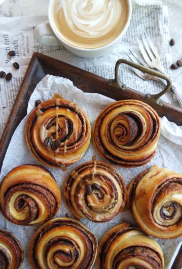 Espresso-Mokka-Schnecken
